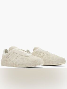 Y-3 ‘OFF-WHITE SASHIKO’ Gazelle Cream Suede Sneakers; Size 9